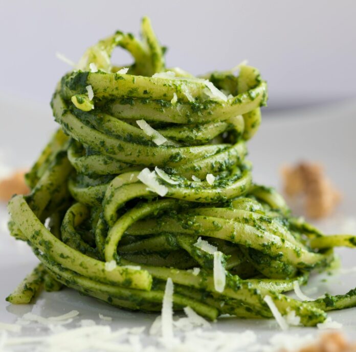 Chicken Pesto Spaghetti Pasta